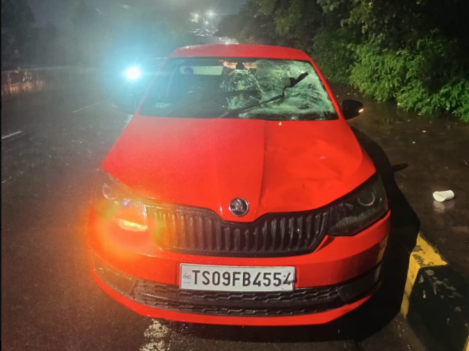 Drunk Driver Arrested After Fatally Hitting Pedestrian Near Rajendranagar DCP Office