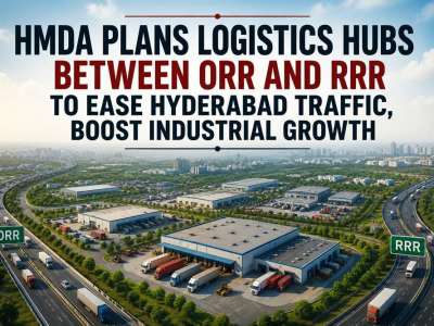 HMDA Plans Logistics Hubs Between ORR and RRR to Ease Hyderabad Traffic, Boost Industrial Growth
