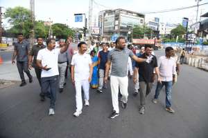 GHMC Commissioner and Hyderabad CP Inspect Proposed KBR Flyover Project and Review Traffic Tria