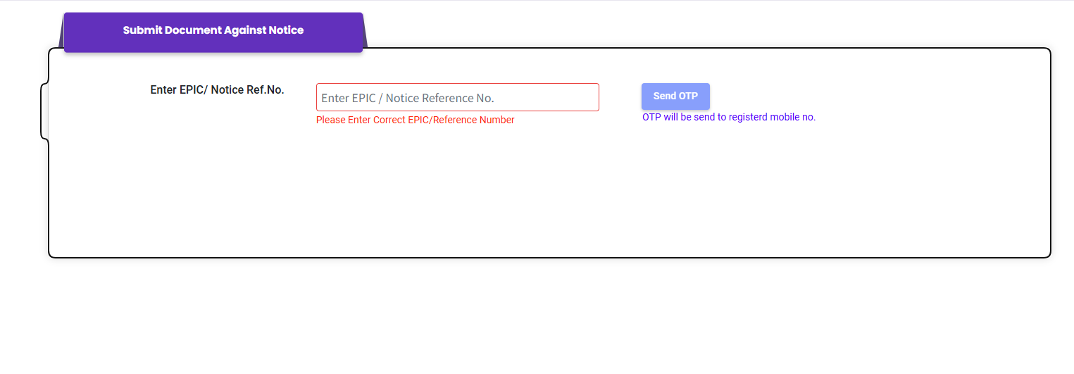 ECI Activates ‘Submit Documents Against Notice Issued’ Option on SIR Portal; Telangana Electors May Use It After Draft Roll Publication