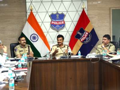Telangana DGP CV Anand Reviews Police Welfare, Announces Scholarships and Loan Schemes