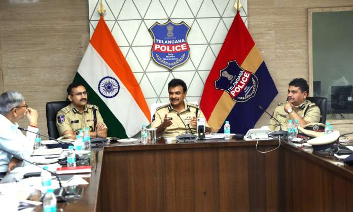 Telangana DGP CV Anand Reviews Police Welfare, Announces Scholarships and Loan Schemes