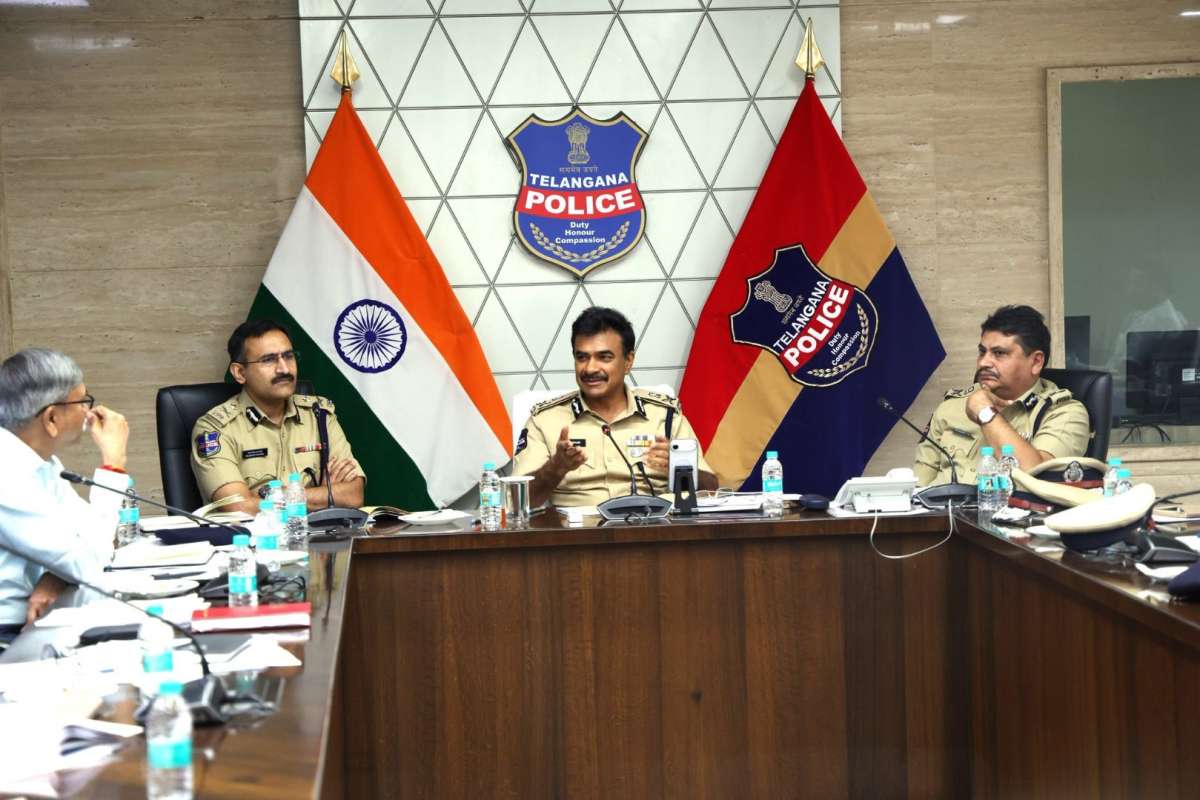 Telangana DGP CV Anand Reviews Police Welfare, Announces Scholarships and Loan Schemes