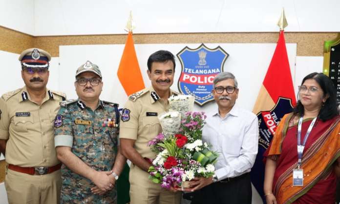 Telangana DGP Reviews Young India Police School Progress, Enrollment Rises to 360 Students