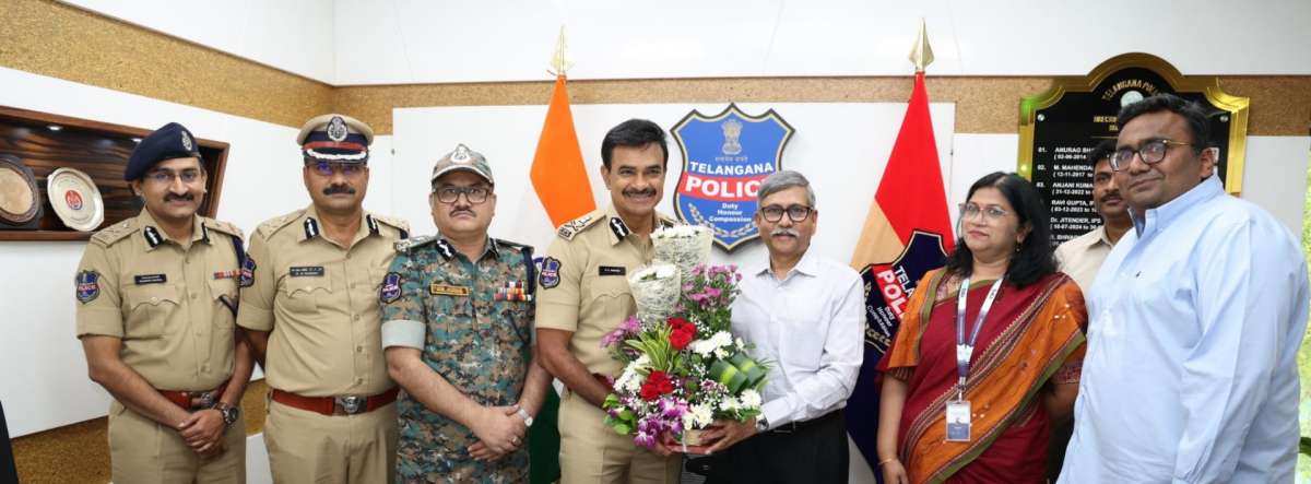 Telangana DGP Reviews Young India Police School Progress, Enrollment Rises to 360 Students