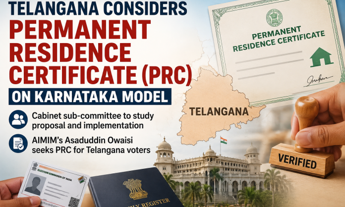 Telangana Government May Considers Introducing Permanent Residence Certificate System