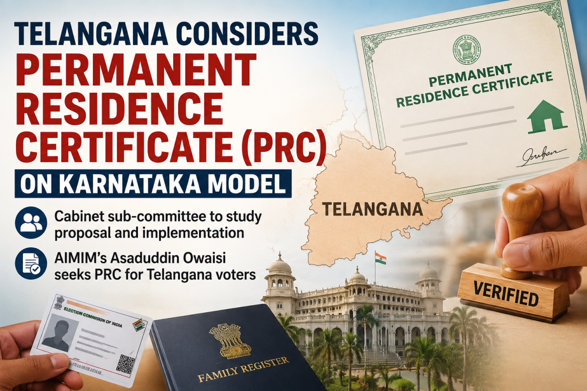 Telangana Government May Considers Introducing Permanent Residence Certificate System