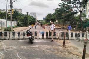 Traffic Diversions at My Home Mangala Due to Storm Water Pipeline Works