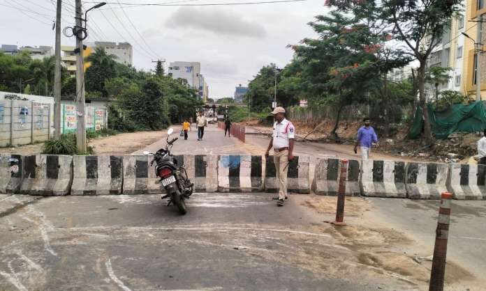 Traffic Diversions at My Home Mangala Due to Storm Water Pipeline Works