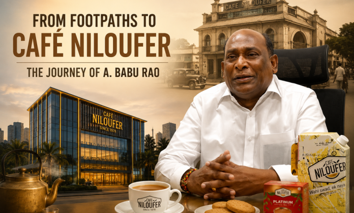 The Man Behind Café Niloufer: A. Babu Rao’s Journey to Success