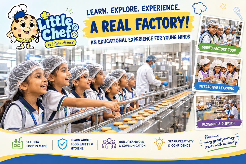 Little Chef by Pista House Turns a Factory Visit Into a Hands-On Learning Experience for School Children