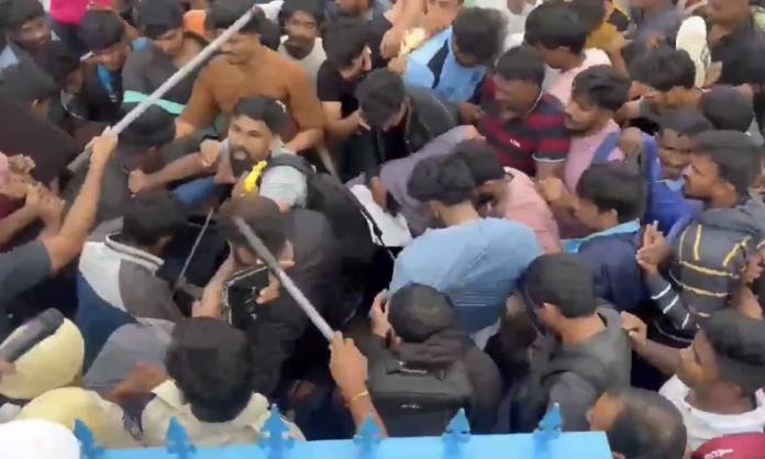 Chaos at Saroornagar Stadium as Over 5000 Job Seekers Throng HYDRAA Recruitment Drive for 150 Posts