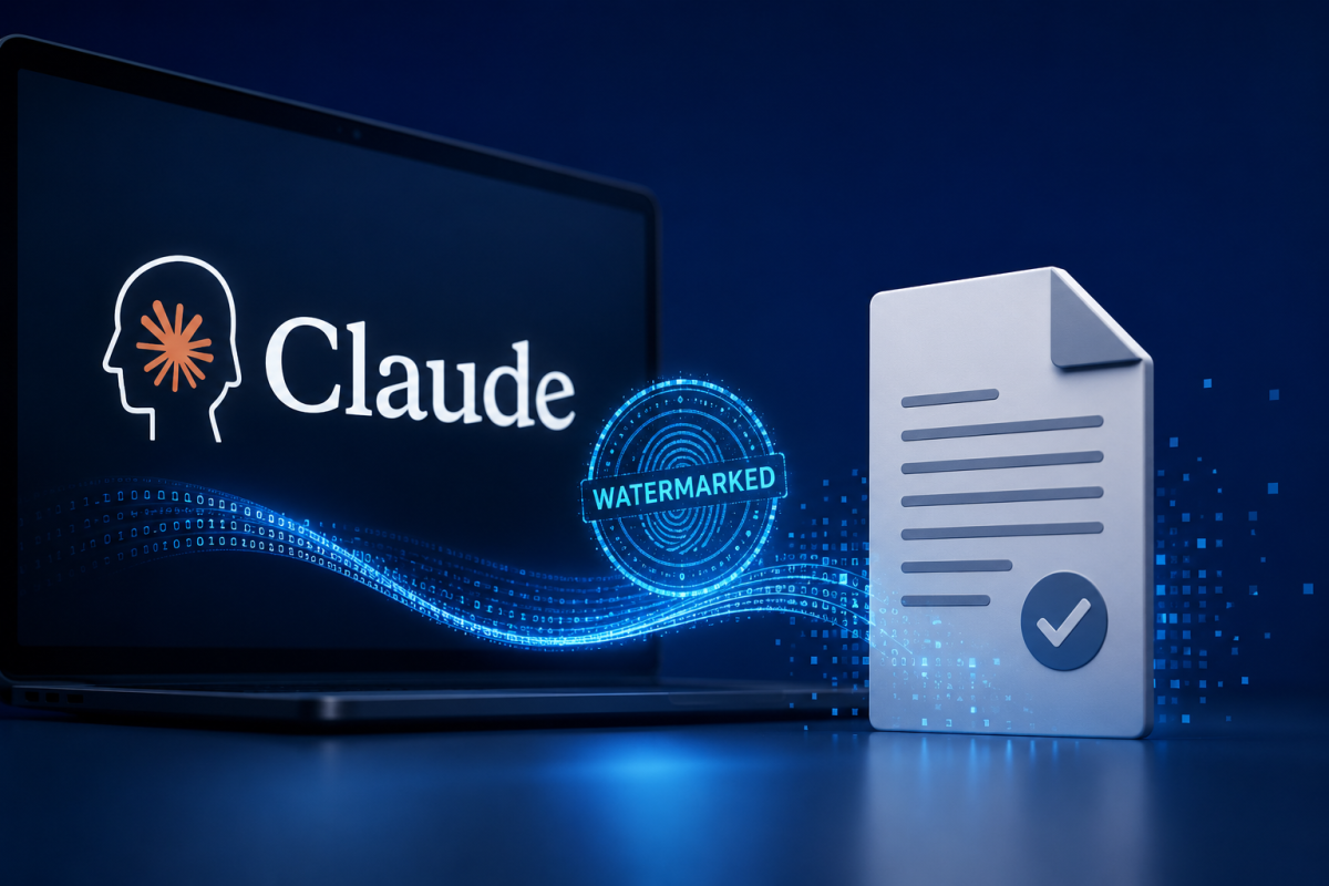 Anthropic Adds Invisible Watermarks to Claude-Generated Text and Files