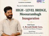 CM Revanth Reddy to Inaugurate High-Level Bridge at Moosarambagh Today
