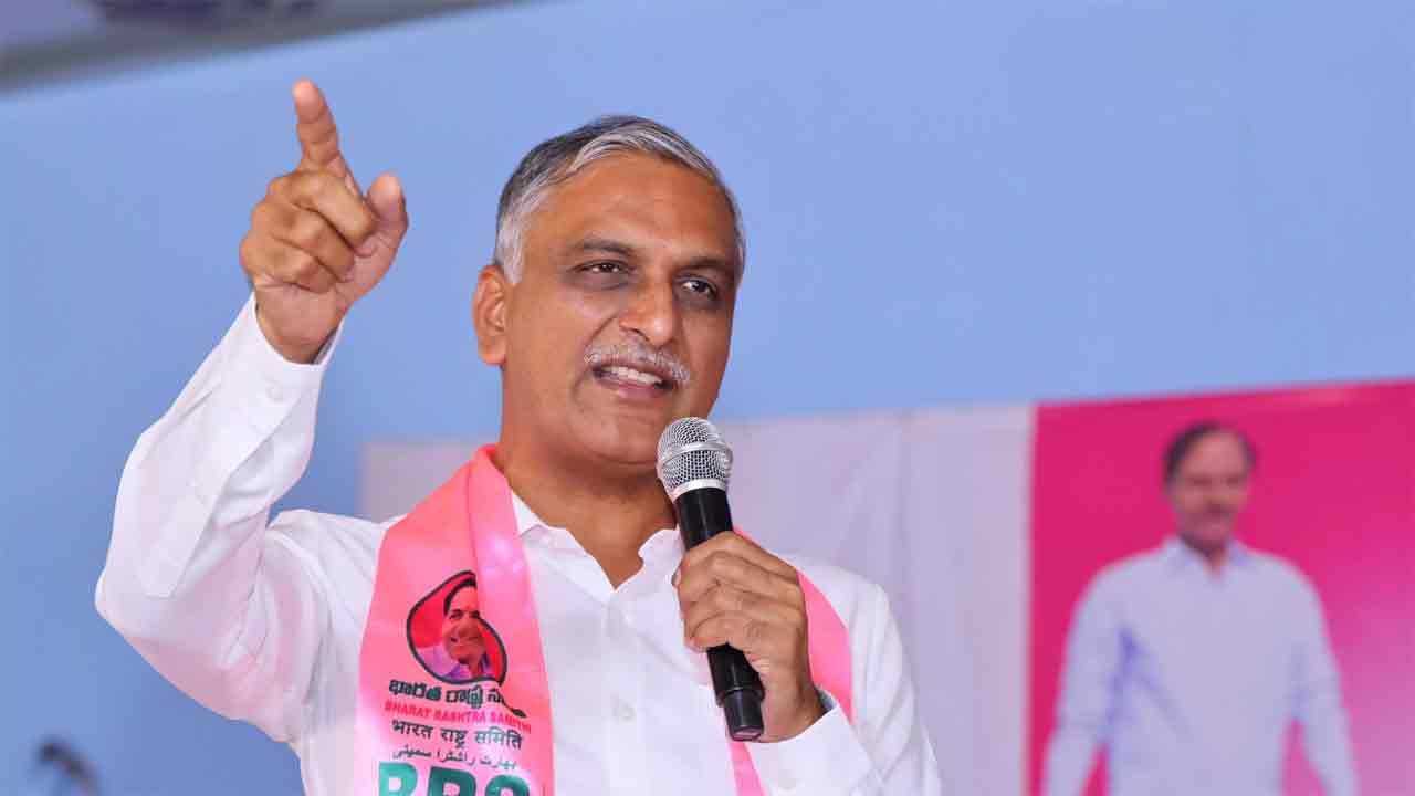 Harish Rao Demands Immediate Halt to Raidurg Land Auction, Questions CM Revanth Reddy’s Stance