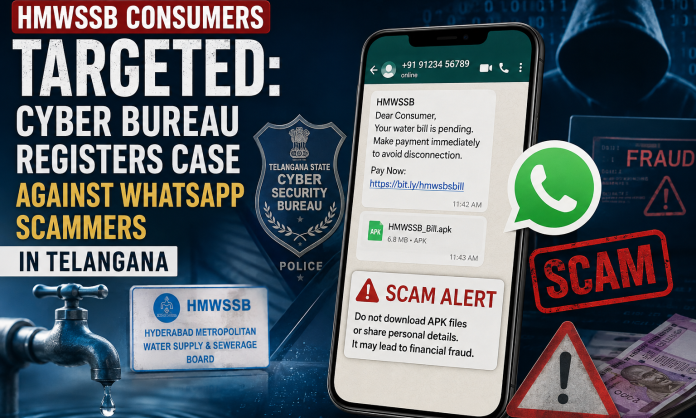 HMWSSB Consumers Targeted: Cyber Bureau Registers Case Against WhatsApp Scammers in Telangana
