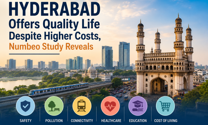 Hyderabad Offers Quality Life Despite Higher Costs, Numbeo Study Reveals