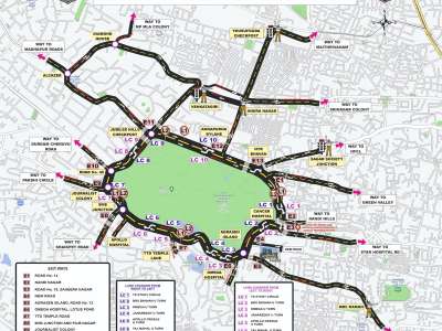 KBR Park One-Way Traffic System Starts from Today