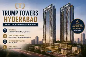 Trump Towers Hyderabad Set for Major Launch in Kokapet; Project Targets May 2031 Completion