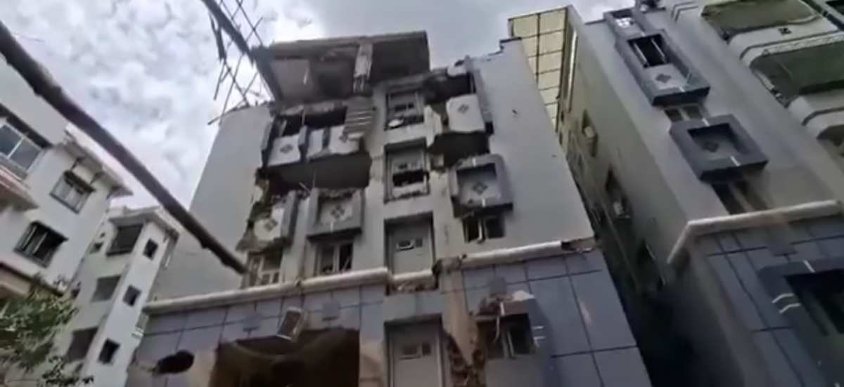 Two Die as Under-Construction 7-Storey Building Collapses in Gachibowli, Hyderabad