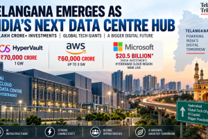 Telangana’s ₹1.3 Lakh Crore Data Centre Push: How Hyderabad Is Becoming India’s Next AI Computing Hub