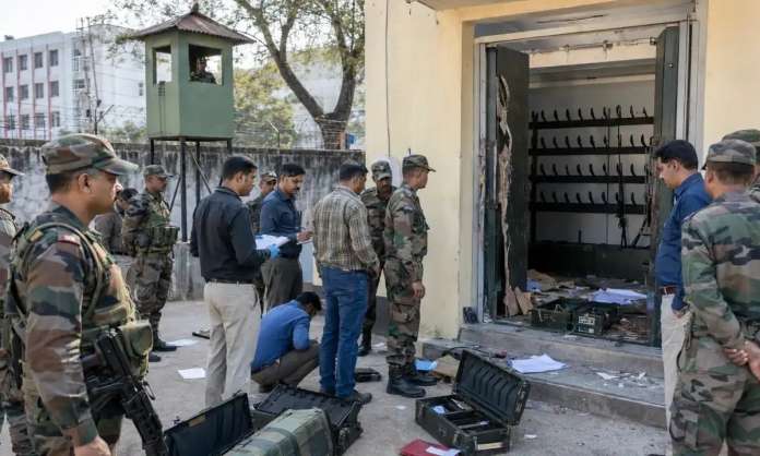 Army Officer Questioned in Madras Regiment Weapons Theft Case at Bollaram