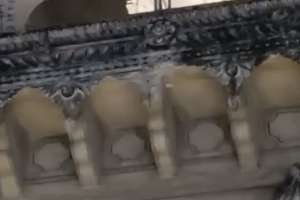 Charminar Plaster Falls Off Due to Heavy Rain in Hyderabad Old City