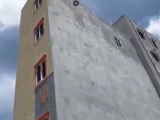 Four-Story Building Leans Dangerously in Gachibowli NTR Nagar, Residents Evacuated