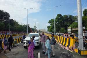 GHMC Commissioner R.V. Karnan Reviews Steel Bridge Ahead of Tomorrow’s Launch in Hyderabad