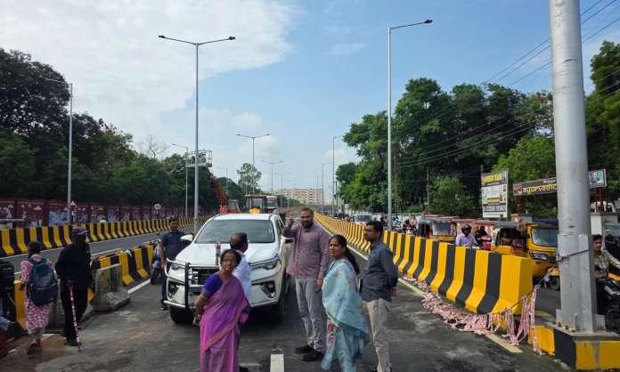 GHMC Commissioner R.V. Karnan Reviews Steel Bridge Ahead of Tomorrow’s Launch in Hyderabad