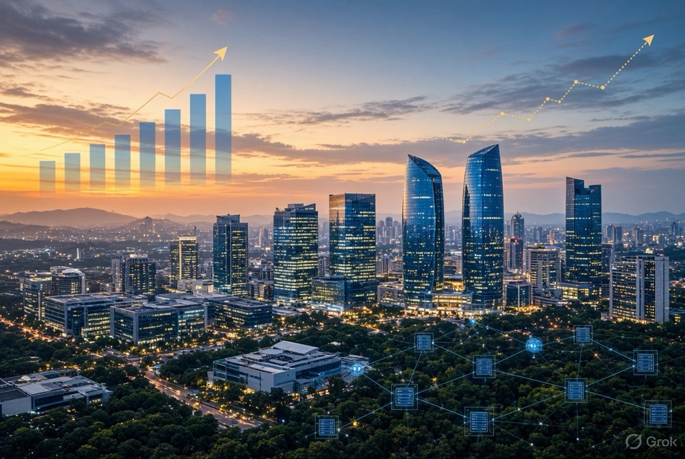 Hyderabad Economy Powers Ahead in 2026: GST Surges, GCC Boom Fuels Office Market, Residential Shows Mixed Signals