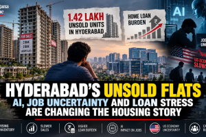 Hyderabad’s Unsold Flats Raise a Bigger Question: What Happens If AI, Jobs and Loans Slow the Housing Market?