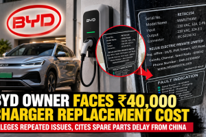 BYD Owner Flags ₹40,000 Charger Replacement Cost After Two Years, Seeks Company Intervention
