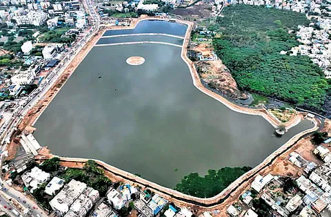 CM Revanth Reddy To Inaugurate Thammidikunta, Sunnam Cheruvu And Uppal Nalla Cheruvu Rejuvenated By HYDRAA