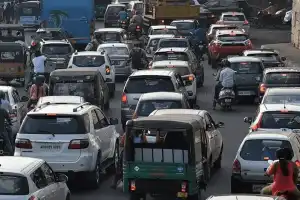 Heavy Traffic on Hyderabad–Vijayawada Highway as Festival Travellers Leave Hyderabad for Hometowns